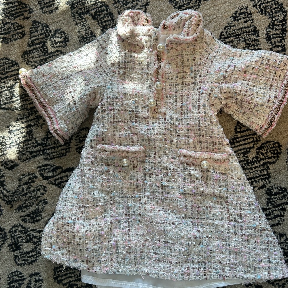Chanel dress for a toddler.